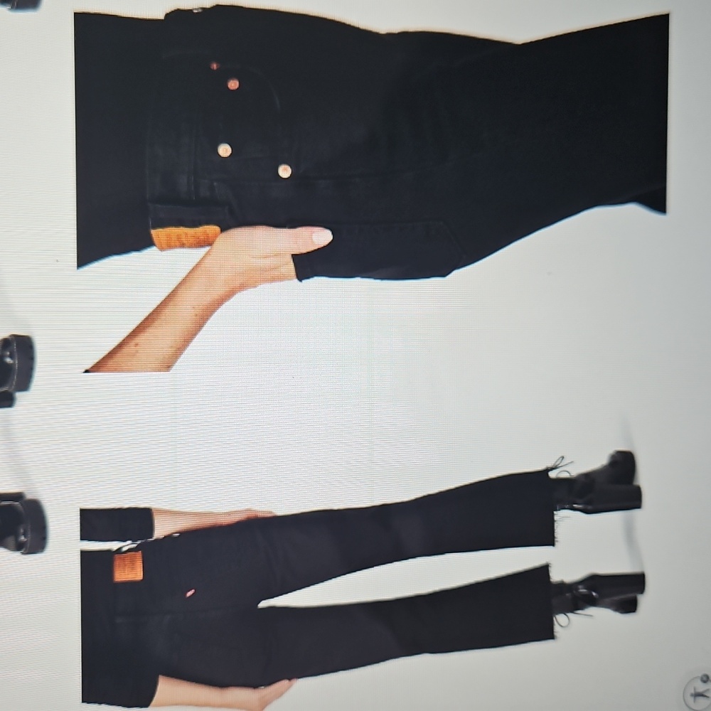 High Rise Black Jeans - Picture 2 of 8